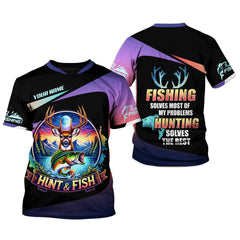 Maxcorners Fishing Hunting Mens Hooded UPF Shirt, Long Sleeve Fishing Shirts, SPF Shirts For Men, Mens Casual Shirts