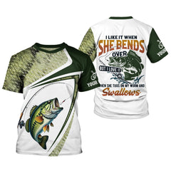Maxcorners Camo Fishing Shirt, UPF Fishing Shirts, Funny Fishing Shirts For Men, Long Sleeve Fishing Shirts