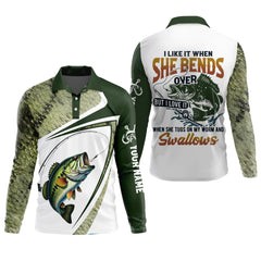 Maxcorners Camo Fishing Shirt, UPF Fishing Shirts, Funny Fishing Shirts For Men, Long Sleeve Fishing Shirts