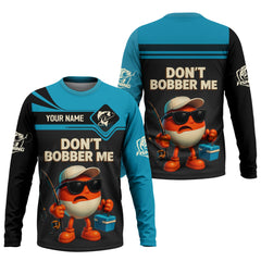 Maxcorners Don't Bobber Me SPF Shirts For Men, Funny Fishing Shirts, Gag Gifts For Men, Men Long Sleeve Shirts