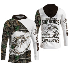 Maxcorners I Love It When She Bends Over Fishing Shirt, Fishing T-Shirts Funny, SPF Shirts For Men, Men Long Sleeve Shirts