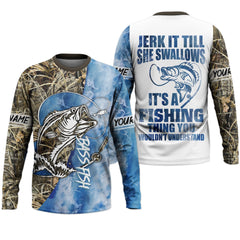 Maxcorners Fishing Thing Fishing UV Shirts, Breathable Long Sleeve Shirt, Funny Fishing Shirts, Gag Gifts For Men