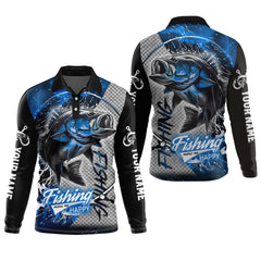 Maxcorners Fishing Makes Me Happy UV Shirts For Men, SPF Long Sleeve Shirts, Breathable Long Sleeve Shirts