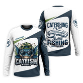 Maxcorners Catfishing Shirt, SPF Long Sleeve Shirts, SPF Shirts For Men, Fishing UPF Shirts, Sun Shirts For Men