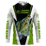 Maxcorners Crappie Fishing Jerseys Crappie Custom Name 3D Shirts