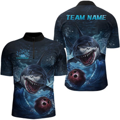 Maxcorners Custom Shark Bowling Polo Shirts Shark Bowling Team Shirt Bowler Outfits
