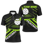 MaxCorners Pickleball Multi-Color League Customized Name, Team Name 3D Polo Shirt For Men