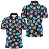 Maxcorners Custom Colorful Bowling Shirts For Men, Galaxy Bowling Team Shirts Bowler Outfits