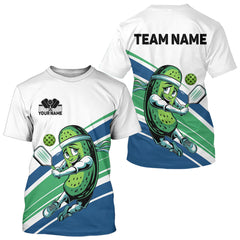 Maxxcorners Custom Funny Pickles Play Pickleball Polo Shirts For Men, Pickleball Team Shirt MT0307