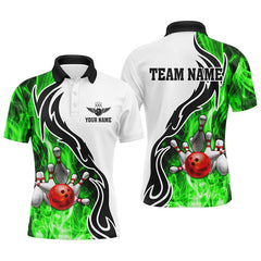 Maxcorners Bowling Ball Pins Strike Multicolor Option Customized Name 3D Shirt