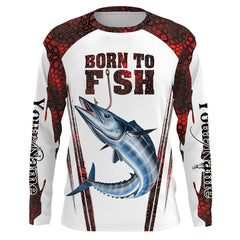 MaxCorners Sale
"Born To Fish" Wahoo Fishing Red Camo Customized Name 3D Long Sleeve Shirt