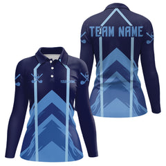 Maxcorners Golf polo shirts For Mens custom team mens golf top, unique golf gifts | BlueMT0306