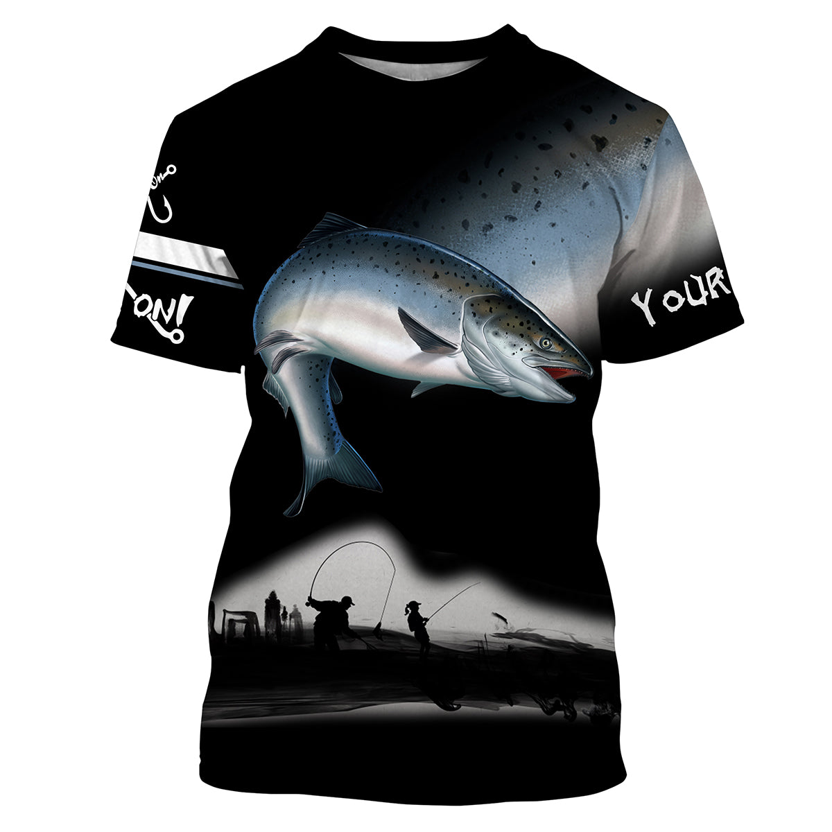 Chinook King Salmon Fishing Funny Alaskan Fisherman Quote Premium T-Shirt