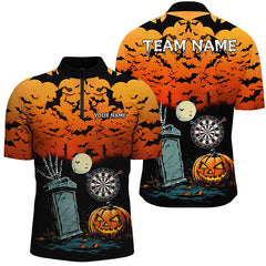 Maxcorners Halloween Spook Night Darts Jersey Customized Name, Team Name 3D Shirt
