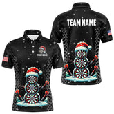 Maxcorners Galaxy Funny Snow Darts Board Christmas Dart Shirts Xmas Black Dart Jersey Gifts