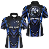 Maxcorners Navy Eagle Dartboard Modern Darts Shirt For Men - Custom Name For Darts Jersey MT2306