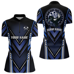 Maxcorners Navy Eagle Dartboard Modern Darts Shirt For Men - Custom Name For Darts Jersey MT2306