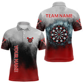 Maxcorners Smoke Dartboards Custom Multi-Color Dart Shirts For Men, Dart Team Jerseys