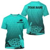 Maxcorners Funny Pickleball T-Shirt For Men Custom Name Shirt For Pickleball Team LM0803