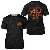 Maxcorners Halloween Pickleball T-Shirt Personalized Pickleball For Men, Halloween Pickleball Gifts MT0708