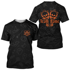 Maxcorners Halloween Pickleball T-Shirt Personalized Pickleball For Men, Halloween Pickleball Gifts MT0708