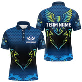 Maxcorners Colorful Phoenix Halftone Pattern Darts Shirt For Men - Custom Team & Player Name LM1625
