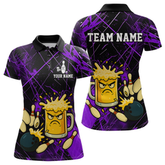 Maxcorners Custom Purple Funny Beer Bowling Shirt Team Bowling League Jersey for Men Bowling Outfit
LM1109