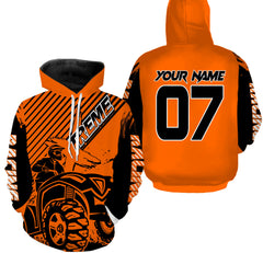 Maxcorners Custom ATV Motocross Hoodie Men Women Extreme Quad Racing Hooded Jersey For Adult Off-Road MT2709