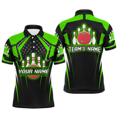 Maxcorners Strike Bowling Multicolor Option Customized Name 3D Shirt