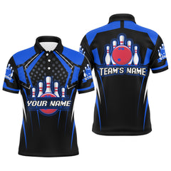 Maxcorners Strike Bowling Multicolor Option Customized Name 3D Shirt