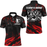 Maxcorners Camo Bowling Multicolor Option Customized Name 3D Shirt