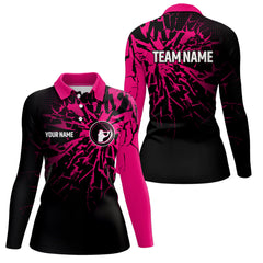 Maxcorners Pink Golf Polo Shirt Custom Golf Shirts for Men and Women Team Golf ApparelMT0306