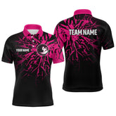 Maxcorners Pink Golf Polo Shirt Custom Golf Shirts for Men and Women Team Golf ApparelMT0306