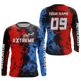 Maxcorners Motocross Racing Dirt Bike Jersey For Kid Men Women Motorcycle Shirt Upf30+ MT2709