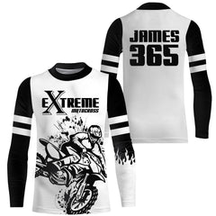 Maxcorners Motocross Racing Jersey Upf30+ Youth Dirt Bike Shirt Motorcycle Off-Road Men Kid Women XM175 MT2809