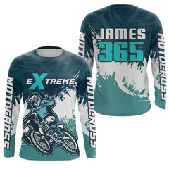 Maxcorners Motocross Racing Jersey Upf30+ Kid Men Women Dirt Bike Shirt Off-Road Riding Jersey XM255 MT2809