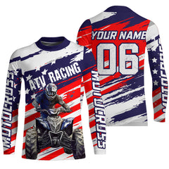 Maxcorners ATV Quad Bike Jersey Kid Men Women Upf30+ ATV Quad Shirt ATV Motocross Off-road MT2809