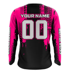 Maxcorners Motocross Racing Jersey Women Kid Upf30+ Dirt Bike Riding Shirt Off-Road Motorcycle MT2709