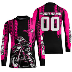 Maxcorners Motocross Racing Jersey Women Kid Upf30+ Dirt Bike Riding Shirt Off-Road Motorcycle MT2709