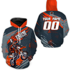 Maxcorners Motocross Hoodie Jersey for Biker Men Women Motorcycle Dirt Bike Hoodie Shirt LM2809
