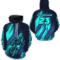 Maxcorners Motocross Racing Hoodie Jersey For Men Women Motorcycle Dirt Bike Hoodie Zip LM2809