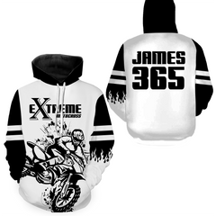 Maxcorners Motocross Hoodie Jersey Men Women Motorcycle Racing Hoodie Dirt Bike Hoodie Zip LM2809