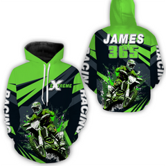 Maxcorners Motocross Racing Hoodie Jersey for Men Women Dirt Bike Motorcycle Hoodie LM2809