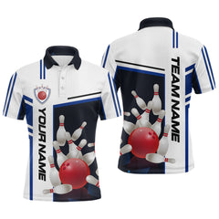 Maxcorners Bowling Team League For Team Bowling Team Men And Women Polo Shirts, Bowling Pattern Outfits