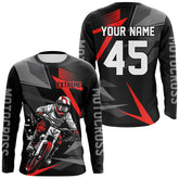 Maxcorners Adult&Kid Custom Motocross Jersey UPF30+ MX Racing Extreme Dirt Bike Racewear| MT2809