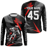 Maxcorners Adult&Kid Custom Motocross Jersey UPF30+ MX Racing Extreme Dirt Bike Racewear| MT2809