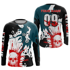 Maxcorners Custom Dirt Bike Jersey Motocross Jersey Upf30+ Mens Women Motocross Shirt| LM2809