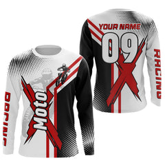 Maxcorners Custom Dirt Bike Jersey Motocross Jersey Upf30+ Mens Women Off-Road Shirt| LM2809