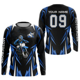 Maxcorners Custom Dirt Bike Jersey Motocross Jersey Upf30+ Mens Women Off-Road Shirt| MT2809