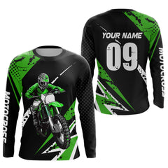 Maxcorners Custom Motocross Jersey Upf30+ Mens Women Dirt Bike Shirt LM2809